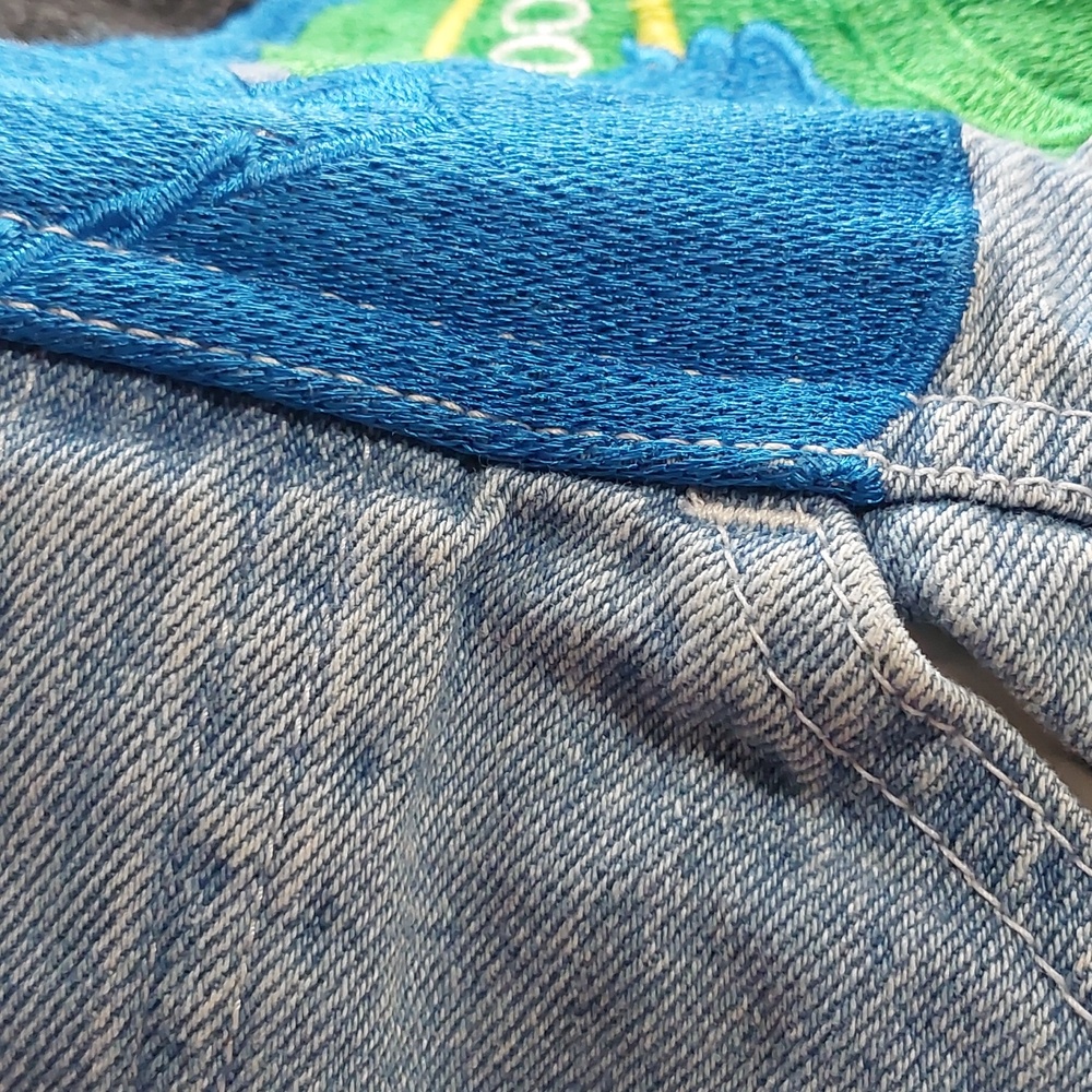 Vintage 90s Sesame Street Denim Overalls - Picture 10 of 10
